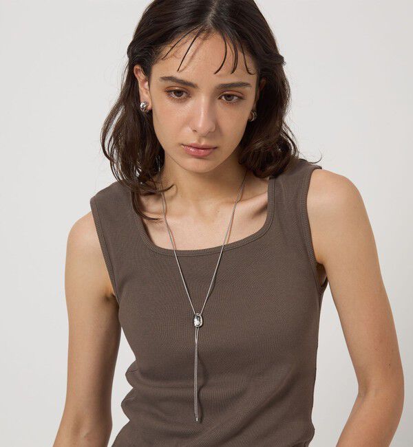 UNITED ARROWS green label relaxing「メルティモチーフ ループタイ ネックレス」|ネックレス|SILVER