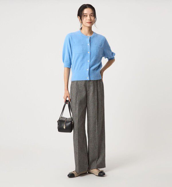 UNITED ARROWS green label relaxing「［size SHORTあり］メランジツイル パンツ -ウォッシャブル-」|スラックス|