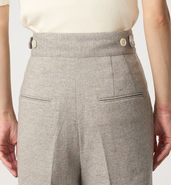 UNITED ARROWS green label relaxing「［size SHORTあり］メランジツイル パンツ -ウォッシャブル-」|スラックス|