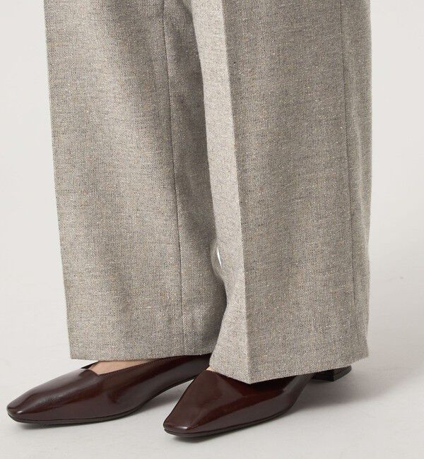 UNITED ARROWS green label relaxing「［size SHORTあり］メランジツイル パンツ -ウォッシャブル-」|スラックス|