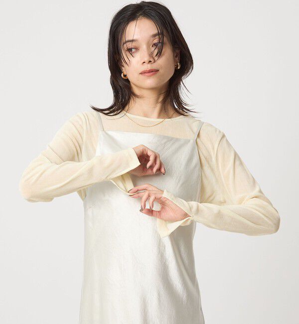 UNITED ARROWS green label relaxing「極みシアーフロッキーT」|Tシャツ・カットソー|OFF WHITE