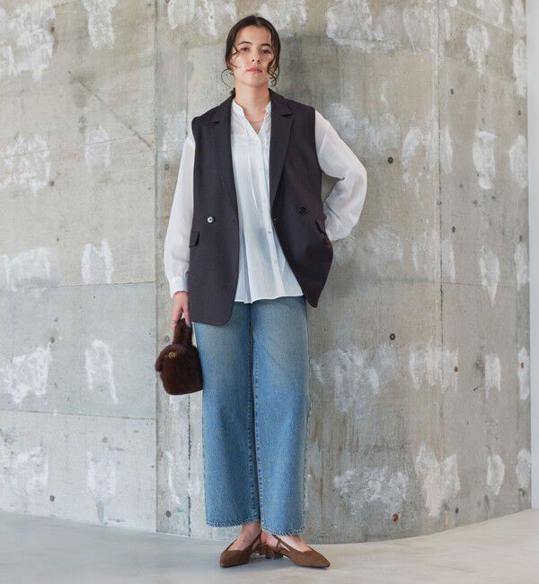 UNITED ARROWS green label relaxing「ミルフィーユフレアブラウス」|シャツ・ブラウス|