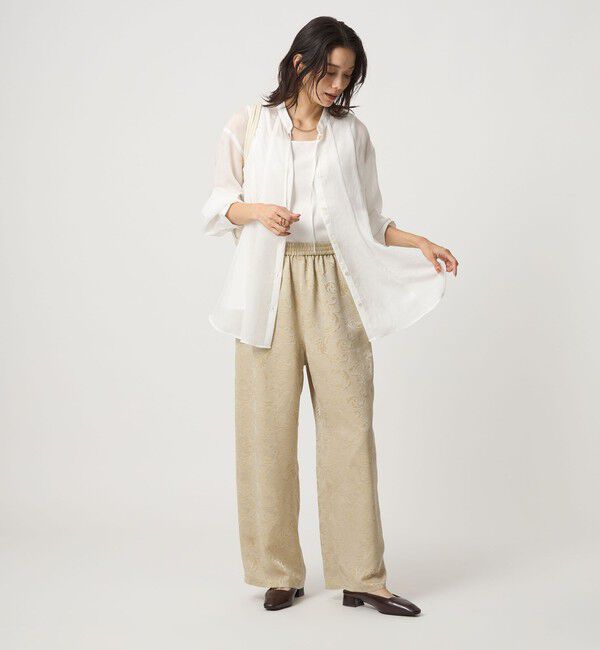 UNITED ARROWS green label relaxing「ミルフィーユフレアブラウス」|シャツ・ブラウス|