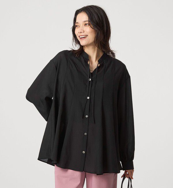UNITED ARROWS green label relaxing「ミルフィーユフレアブラウス」|シャツ・ブラウス|
