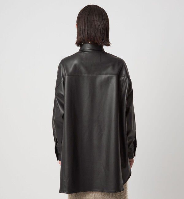 UNITED ARROWS green label relaxing「【別注】＜HEALTHY DENIM＞Almond シャツ ブラック」|シャツ・ブラウス|