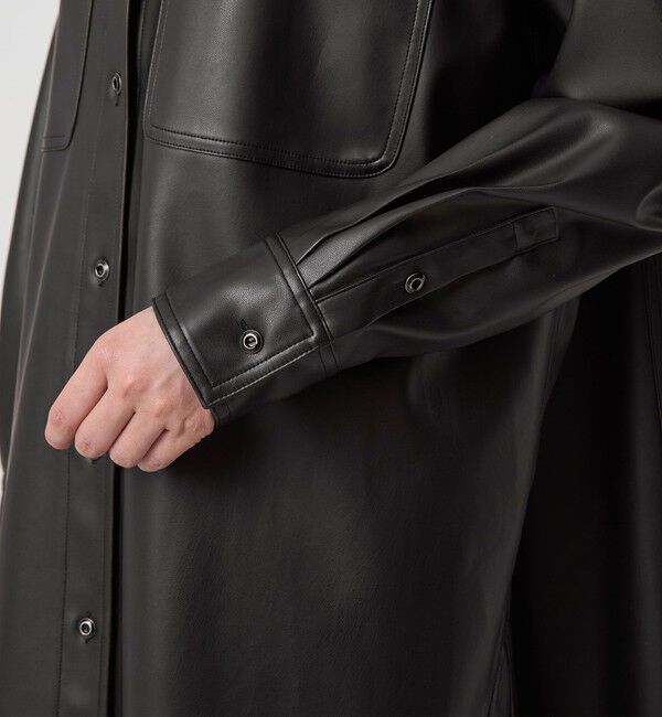 UNITED ARROWS green label relaxing「【別注】＜HEALTHY DENIM＞Almond シャツ ブラック」|シャツ・ブラウス|