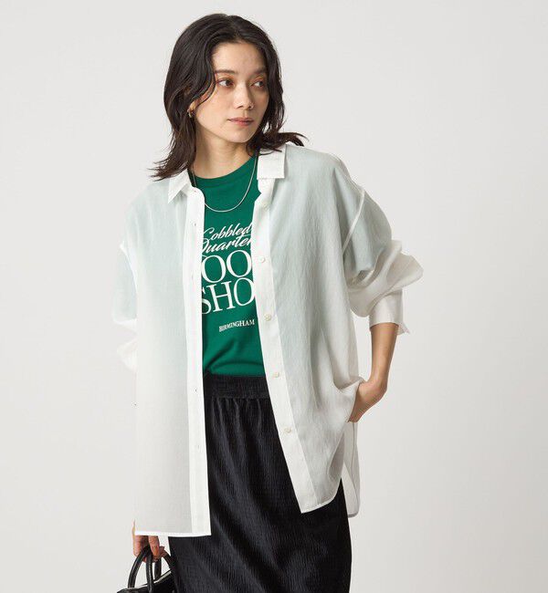 UNITED ARROWS green label relaxing「ミルフィーユデイリーシャツ」|シャツ・ブラウス|