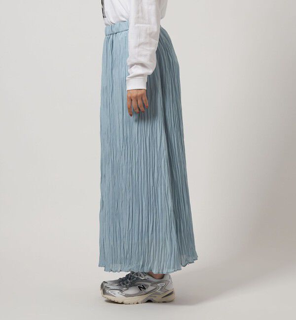 UNITED ARROWS green label relaxing「ワッシャー プリーツ スカート」|フレア|