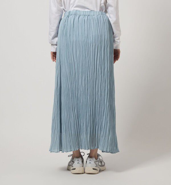 UNITED ARROWS green label relaxing「ワッシャー プリーツ スカート」|フレア|