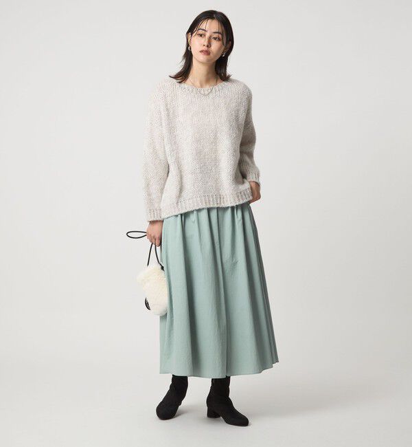 UNITED ARROWS green label relaxing「タック フレア スカート」|フレア|