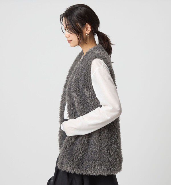 UNITED ARROWS green label relaxing「ボア ベスト」|ベスト・ジレ|