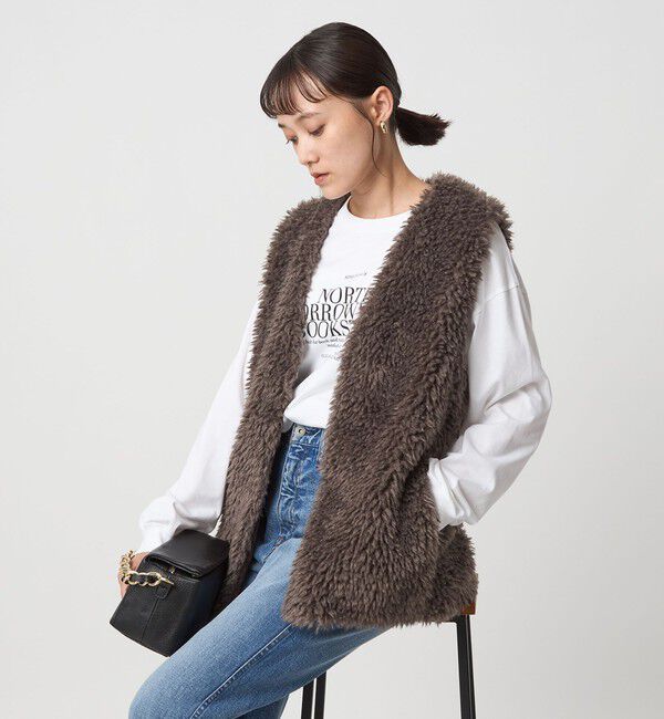 UNITED ARROWS green label relaxing「ボア ベスト」|ベスト・ジレ|