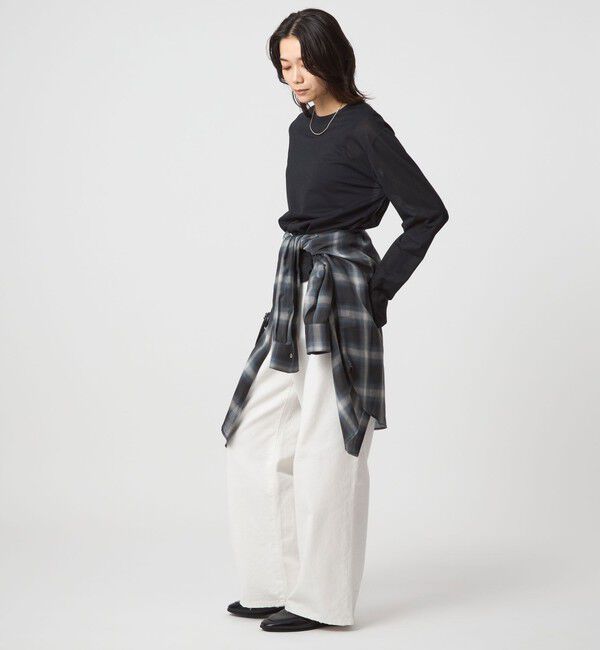 UNITED ARROWS green label relaxing「シアー ロングスリーブ Tシャツ」|Tシャツ・カットソー|