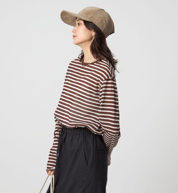 UNITED ARROWS green label relaxing「シアー ロングスリーブ Tシャツ」|Tシャツ・カットソー|