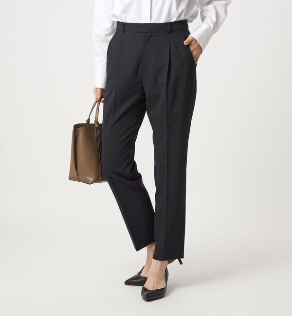 UNITED ARROWS green label relaxing「カチリラ テーパード パンツ -ウォッシャブル・ストレッチ-」|スラックス|