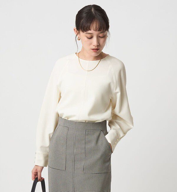 UNITED ARROWS green label relaxing「ソフトジョーゼット プルオーバー -マシンウォッシャブル・ストレッチ-」|シャツ・ブラウス|