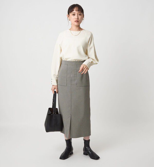 UNITED ARROWS green label relaxing「ソフトジョーゼット プルオーバー -マシンウォッシャブル・ストレッチ-」|シャツ・ブラウス|