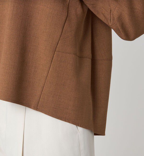 UNITED ARROWS green label relaxing「ソフトジョーゼット プルオーバー -マシンウォッシャブル・ストレッチ-」|シャツ・ブラウス|