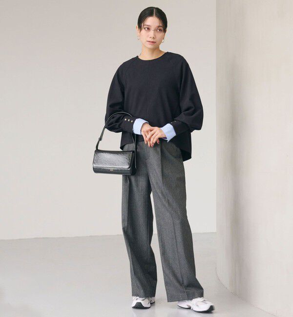 UNITED ARROWS green label relaxing「ソフトジョーゼット プルオーバー -マシンウォッシャブル・ストレッチ-」|シャツ・ブラウス|