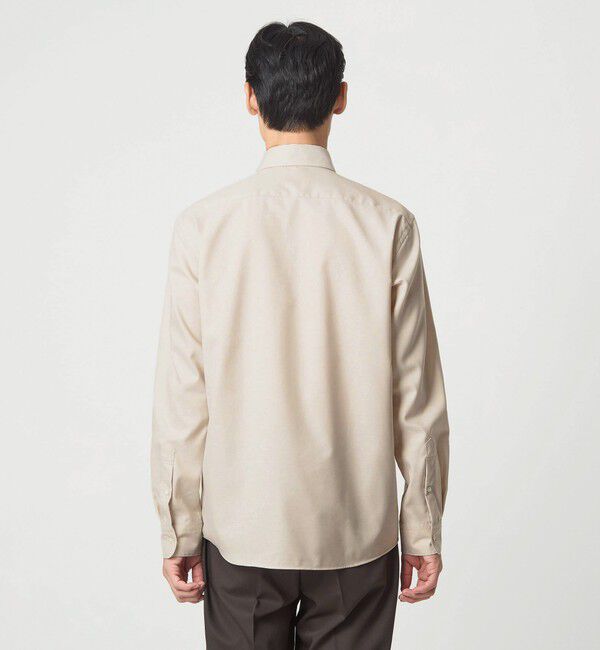 UNITED ARROWS green label relaxing「エブリット コットンオックス ソリッド スナップ ボタンダウン シャツ -イージーアイロン-」|シャツ・ブラウス|