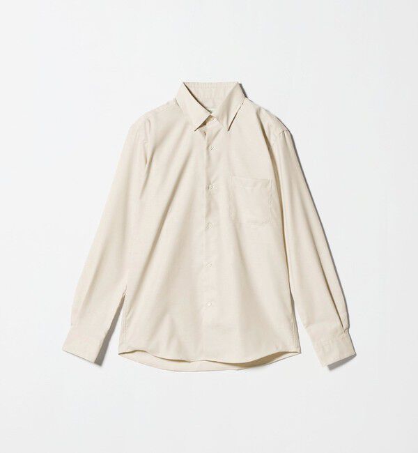 UNITED ARROWS green label relaxing「エブリット コットンオックス ソリッド スナップ ボタンダウン シャツ -イージーアイロン-」|シャツ・ブラウス|