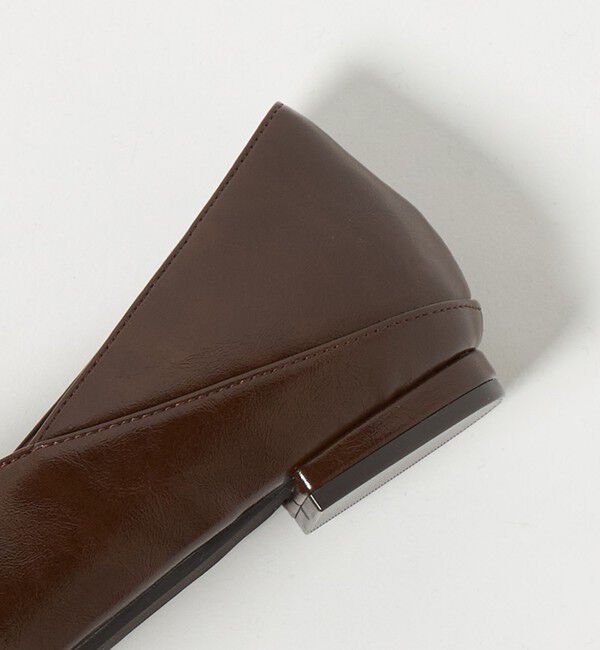 UNITED ARROWS green label relaxing「スクエア 2WAY フラットシューズ」|ローファー|