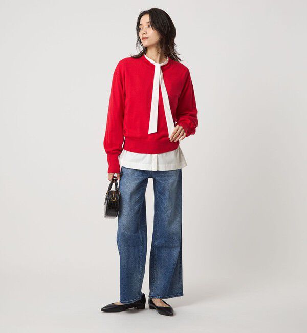 UNITED ARROWS green label relaxing「ブロード ボウタイ ブラウス」|シャツ・ブラウス|