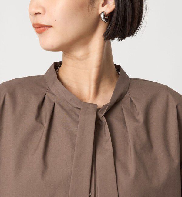 UNITED ARROWS green label relaxing「ブロード ボウタイ ブラウス」|シャツ・ブラウス|