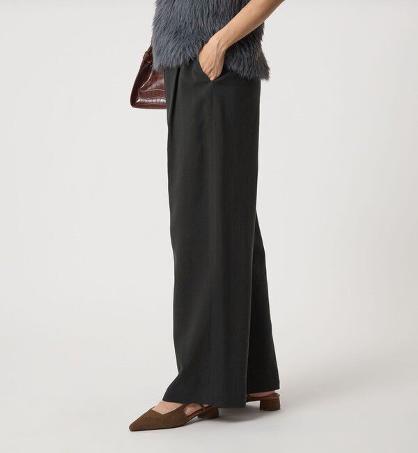 UNITED ARROWS green label relaxing「［size SHORT/TALLあり］パウダリー ワイド パンツ」|その他|