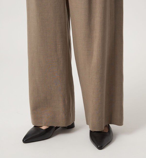 UNITED ARROWS green label relaxing「［size SHORT/TALLあり］パウダリー ワイド パンツ」|その他|