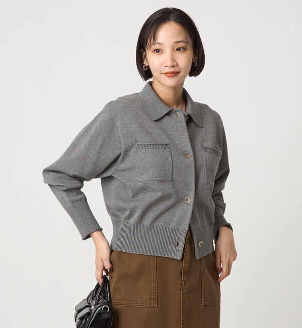 UNITED ARROWS green label relaxing「ポロニット カーディガン ウォッシャブル」|カーディガン|