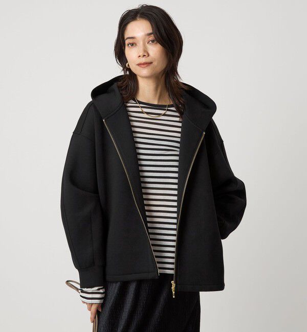 UNITED ARROWS green label relaxing「ダンボール ジップ フーディ」|パーカー|