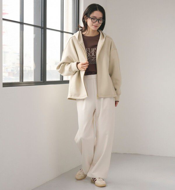 UNITED ARROWS green label relaxing「ダンボール ジップ フーディ」|パーカー|