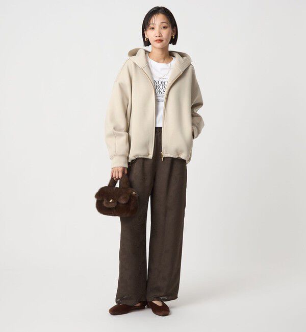 UNITED ARROWS green label relaxing「ダンボール ジップ フーディ」|パーカー|