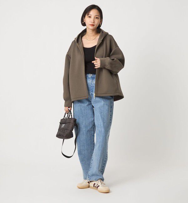 UNITED ARROWS green label relaxing「ダンボール ジップ フーディ」|パーカー|