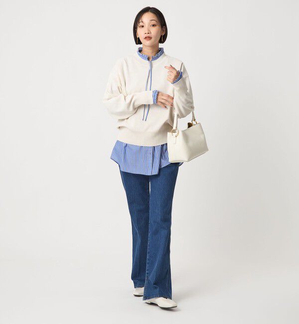 UNITED ARROWS green label relaxing「パフニット プルオーバー ウォッシャブル」|ニット・セーター|