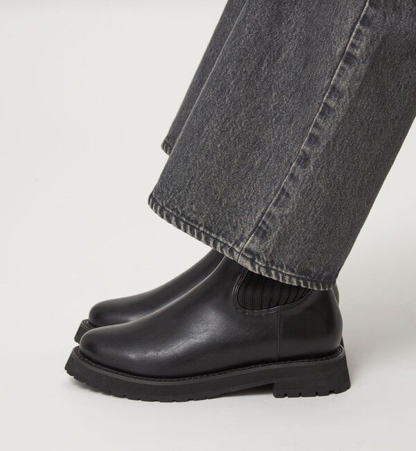 UNITED ARROWS green label relaxing「ストレッチ ショートブーツ 撥水」|ロングブーツ|