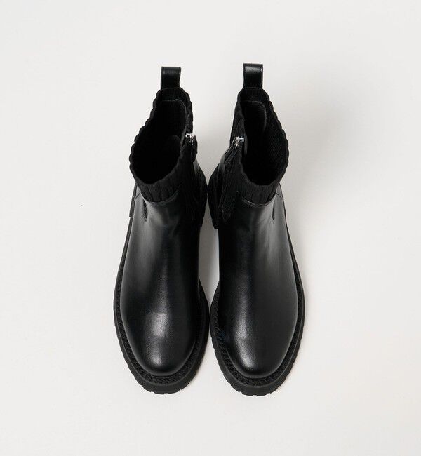 UNITED ARROWS green label relaxing「ストレッチ ショートブーツ 撥水」|ロングブーツ|