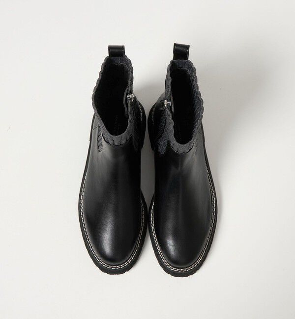 UNITED ARROWS green label relaxing「ストレッチ ショートブーツ 撥水」|ロングブーツ|