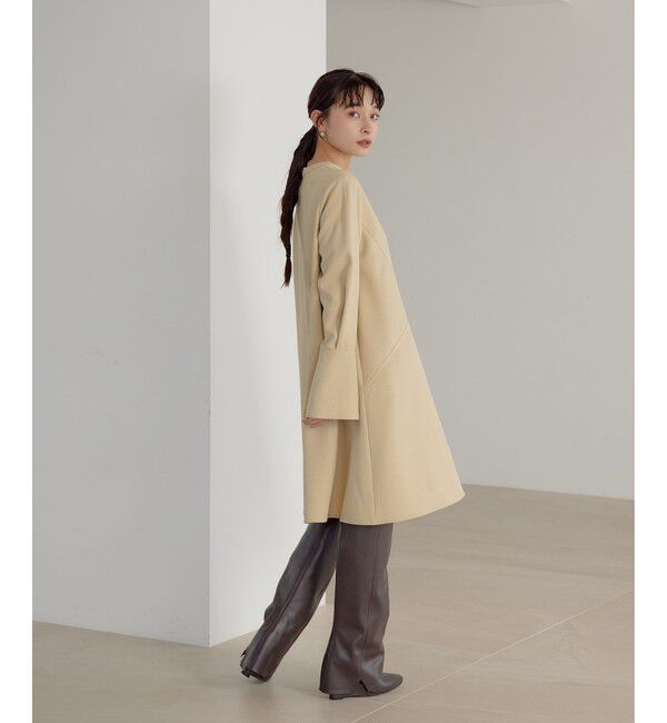 EMMEL REFINES「＜EMMEL REFINES＞EM キリカエ Aライン ミニ ワンピース」|ワンピース|