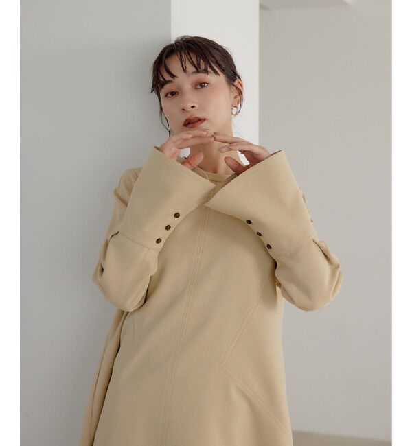 EMMEL REFINES「＜EMMEL REFINES＞EM キリカエ Aライン ミニ ワンピース」|ワンピース|