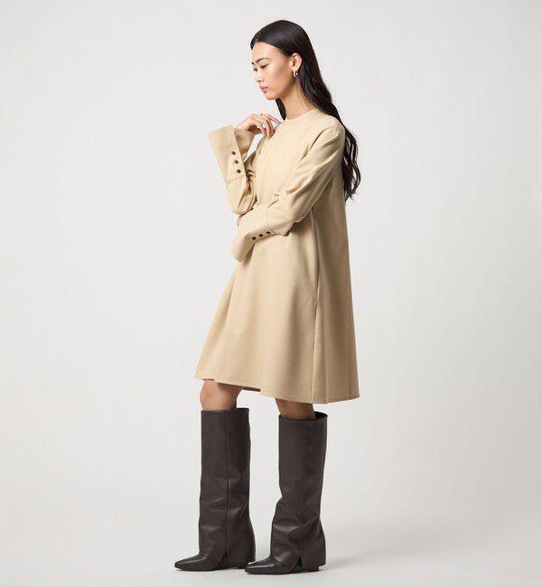 EMMEL REFINES「＜EMMEL REFINES＞EM キリカエ Aライン ミニ ワンピース」|ワンピース|