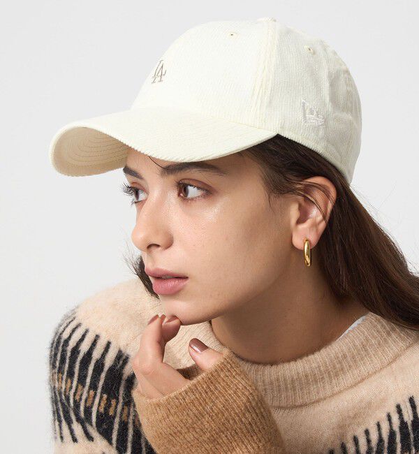 UNITED ARROWS green label relaxing「【別注】＜NEW ERA＞920 MLB コーデュロイ キャップ / 帽子」|キャップ・キャスケット|OFF WHITE