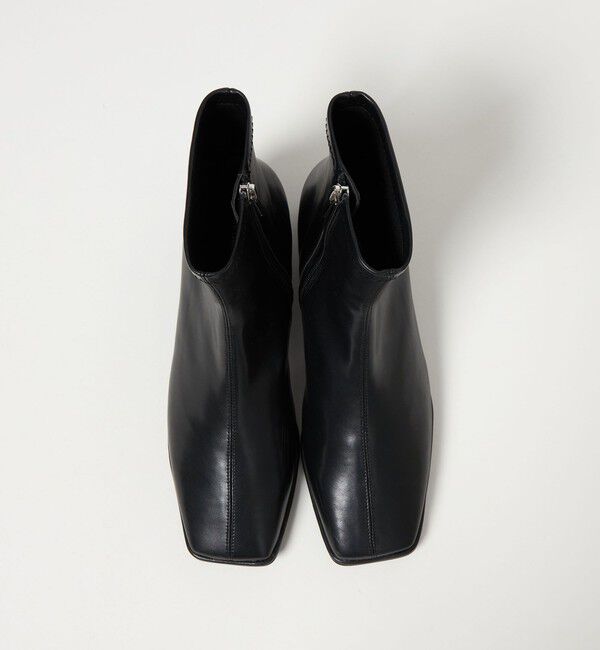 UNITED ARROWS green label relaxing「スクエアストレッチ ショートブーツ（3cmヒール）撥水」|ロングブーツ|