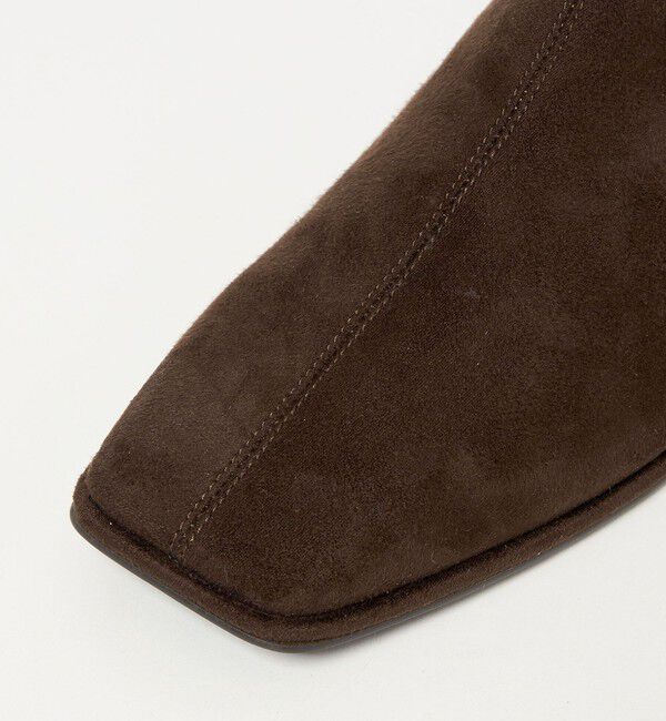 UNITED ARROWS green label relaxing「スクエアストレッチ ショートブーツ（3cmヒール）撥水」|ロングブーツ|