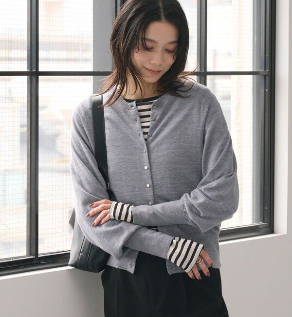 UNITED ARROWS green label relaxing「エブリニット 2WAY カーディガン ウォッシャブル」|カーディガン|