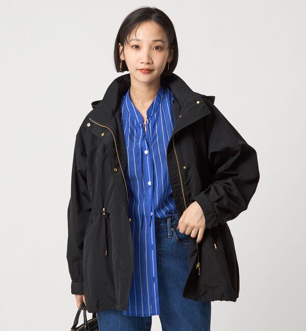 UNITED ARROWS green label relaxing「［size SHORTあり］2WAY マウンテンパーカー 撥水」|その他|BLACK