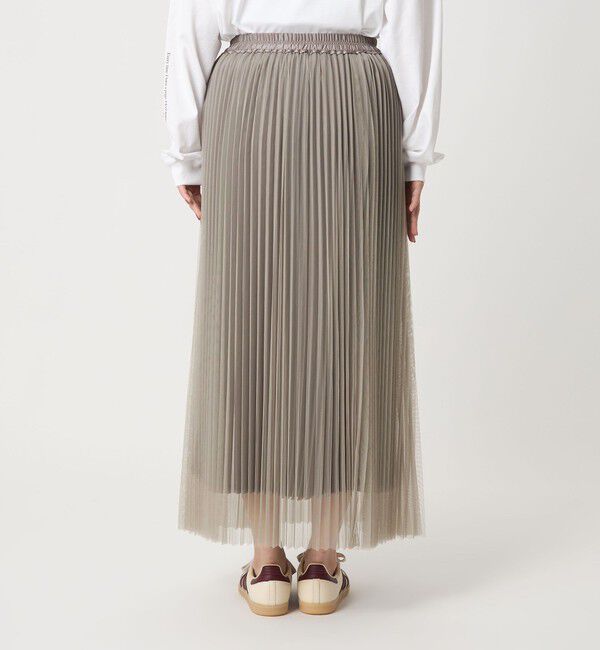 UNITED ARROWS green label relaxing「［size SHORT/TALLあり］2WAY チュール プリーツ スカート」|フレア|