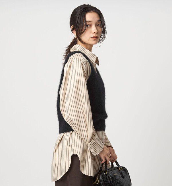 UNITED ARROWS green label relaxing「ヘアリー ニット キャミソール」|ベスト・ジレ|