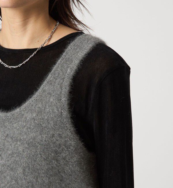 UNITED ARROWS green label relaxing「ヘアリー ニット キャミソール」|ベスト・ジレ|